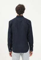 LACOSTE Camicia a manica lunga blu da uomo CH2933 HDE LACOSTE 