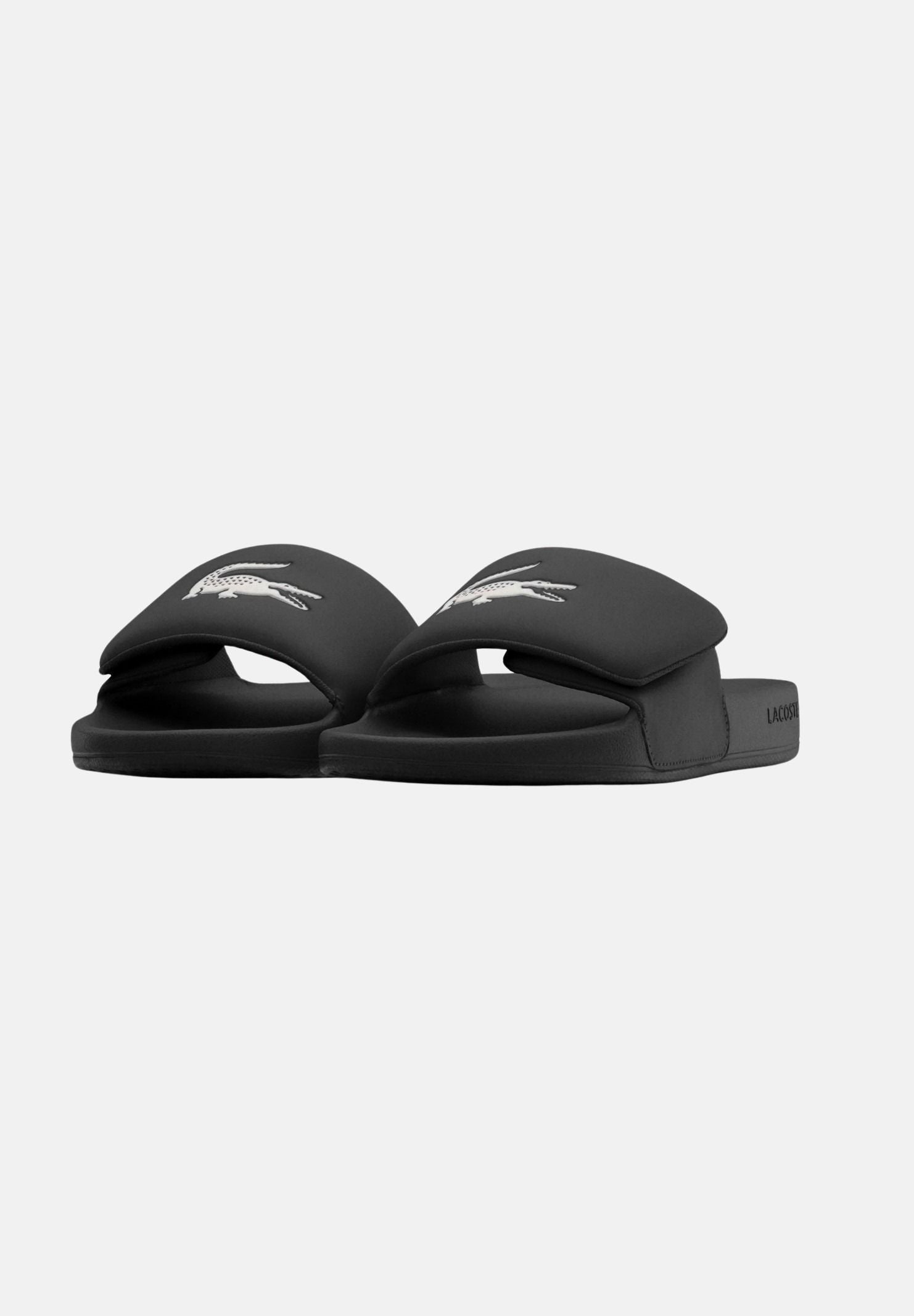LACOSTE Ciabatte nere da uomo con logo E03859 312 LACOSTE 