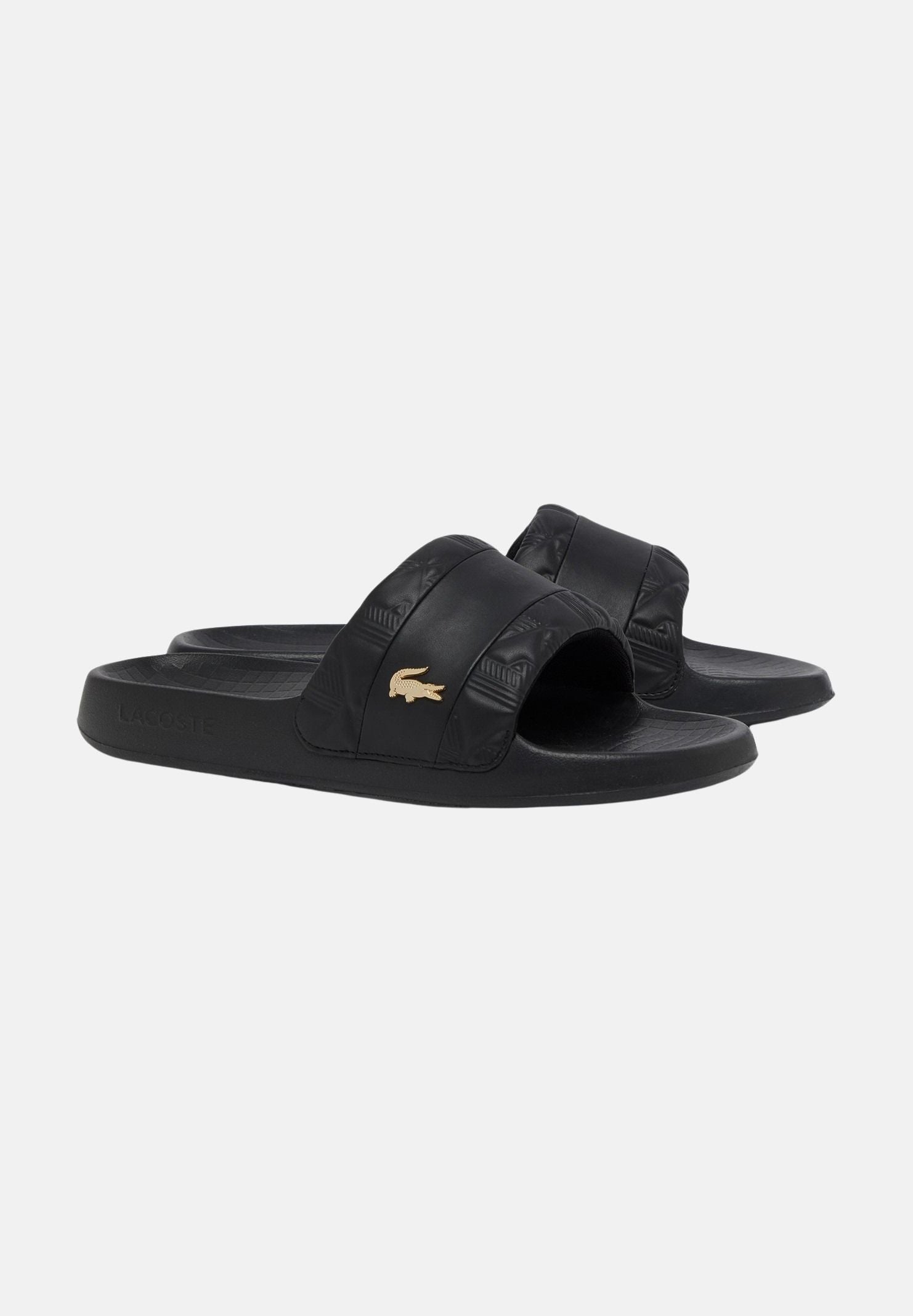 LACOSTE Ciabatte Serve Slide Hybrid nere da uomo E03862 1V7 LACOSTE 