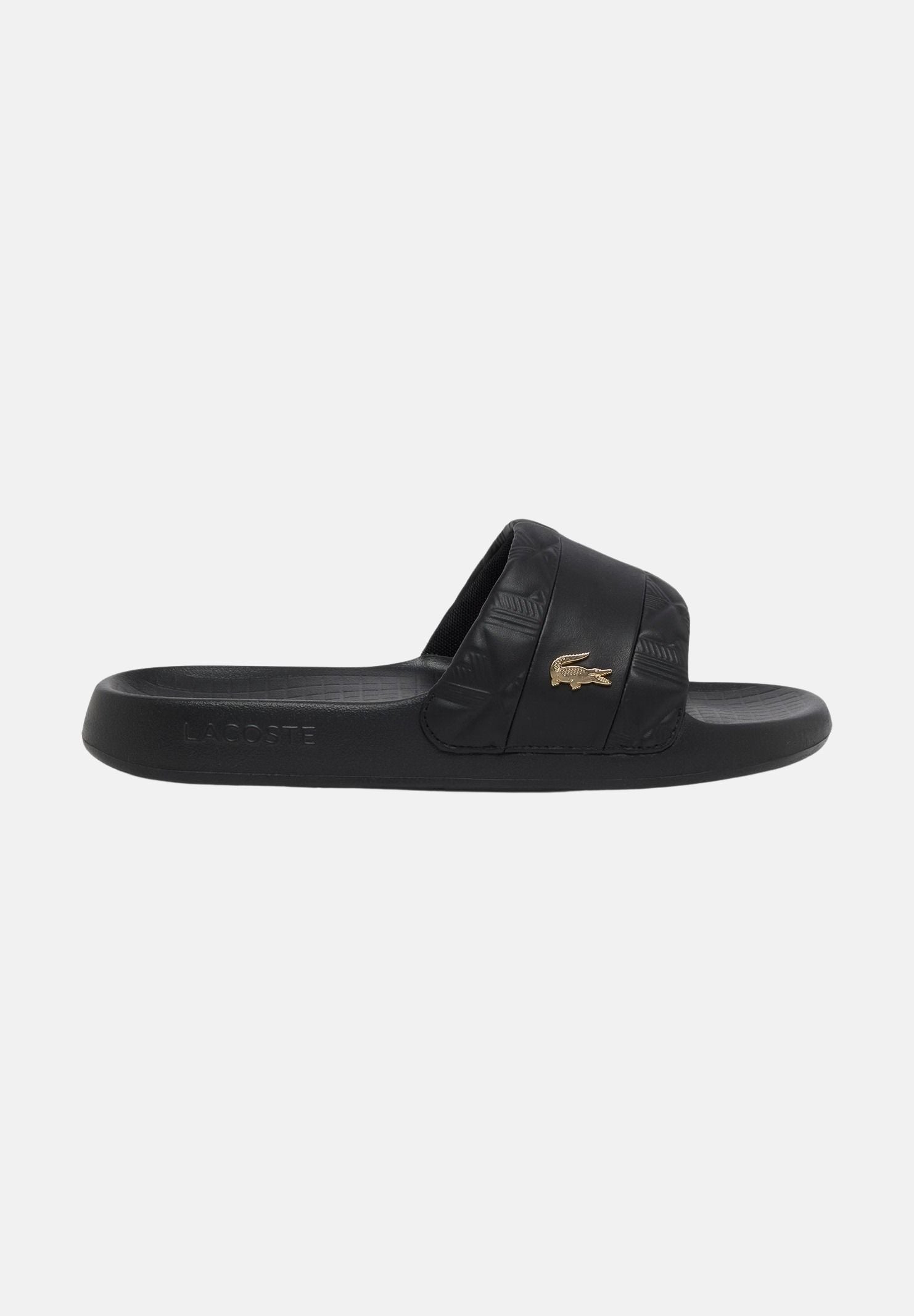 LACOSTE Ciabatte Serve Slide Hybrid nere da uomo E03862 1V7 LACOSTE 