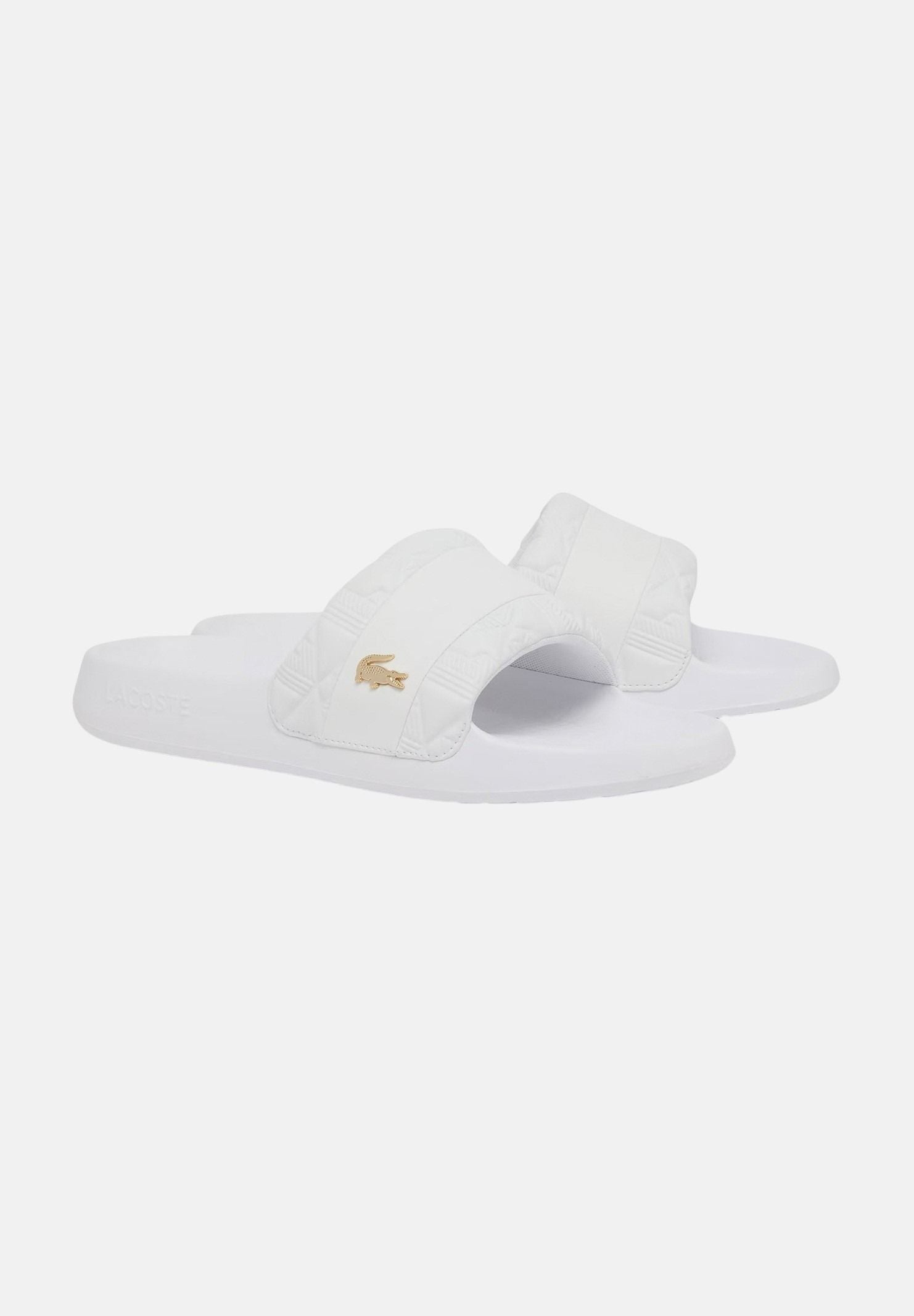 LACOSTE Ciabatte Serve Slide Hybrid bianche da uomo E03862 21G LACOSTE 