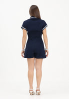 LACOSTE Tutina blu da donna con collo a polo di produzione francese EF2431 525 LACOSTE 
