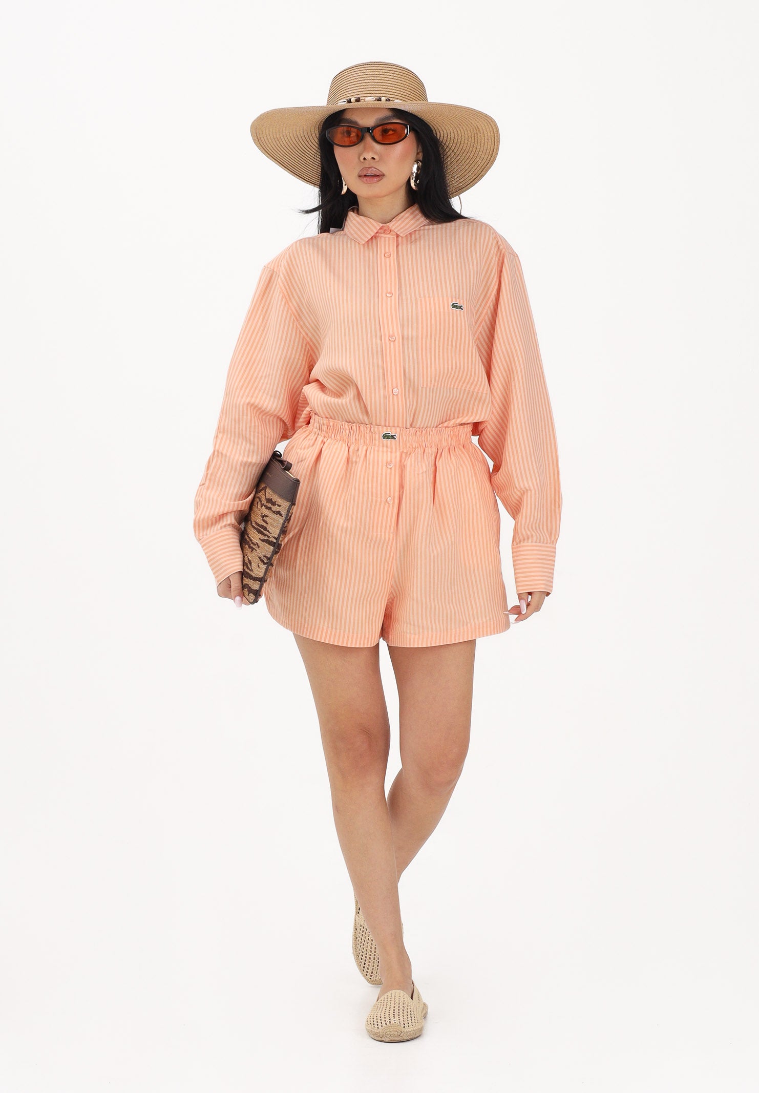 LACOSTE Shorts arancio da donna FF1428 4HI LACOSTE 