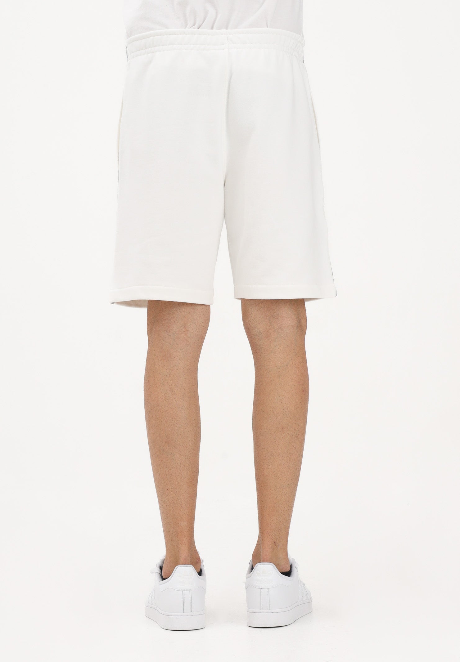 LACOSTE Shorts sportivo bianco da uomo con striscia con logo GH0886 70V LACOSTE 