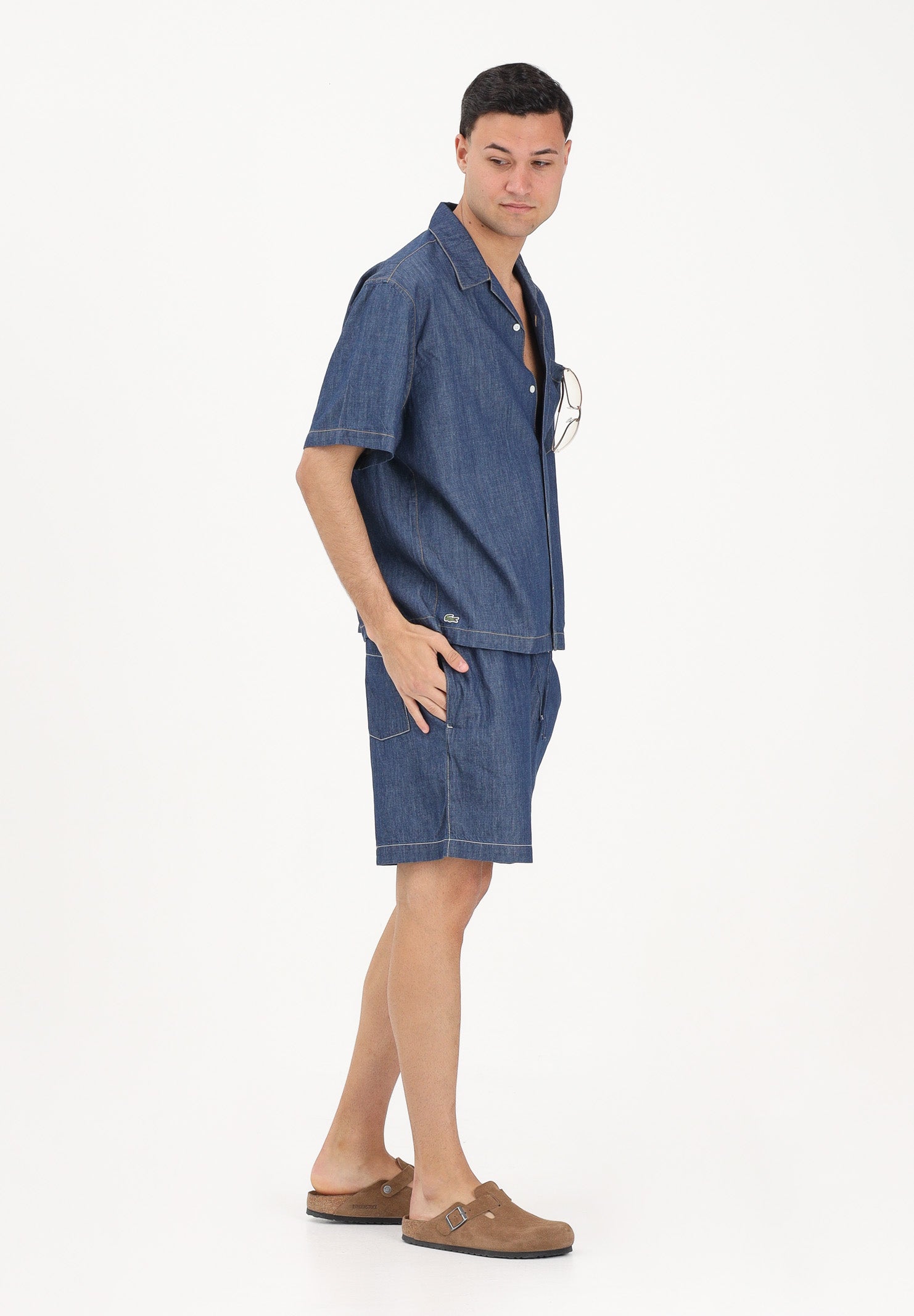 LACOSTE Shorts in denim leggero da uomo GH1856 MK9 LACOSTE 