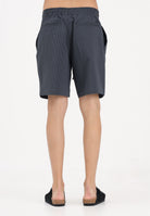 LACOSTE Shorts nero da uomo in seersucker di cotone GH1977 4CI LACOSTE 