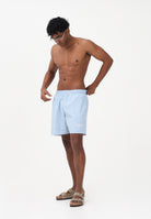 LACOSTE Shorts mare celeste da uomo con stampa logo MH1852 HBA LACOSTE 