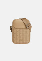 LACOSTE Borsello beige da uomo con stampa monogramma The Blend NH4410 R59 LACOSTE 