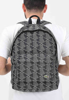 LACOSTE Zaino Neocroc Jacquard Motif nero per uomo e donna NU4871 R33 LACOSTE 