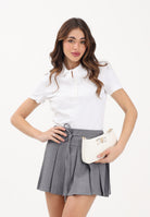 LACOSTE Polo a manica corta bianca da donna con logo PF5462 001 LACOSTE 