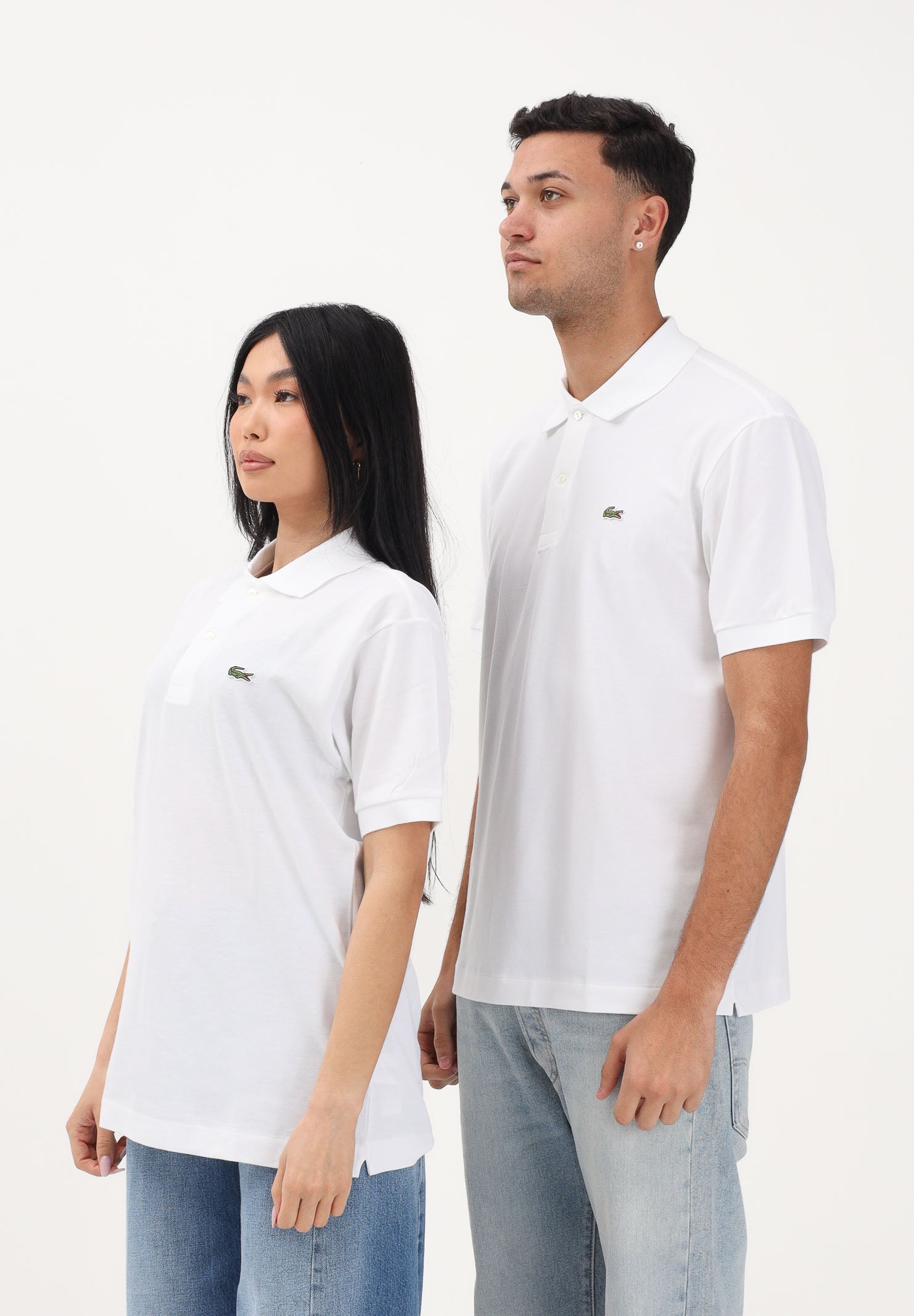 LACOSTE Polo a manica corta Classic Fit L.12.12 LIGHT  bianca per uomo e donna PH9851 001 LACOSTE 