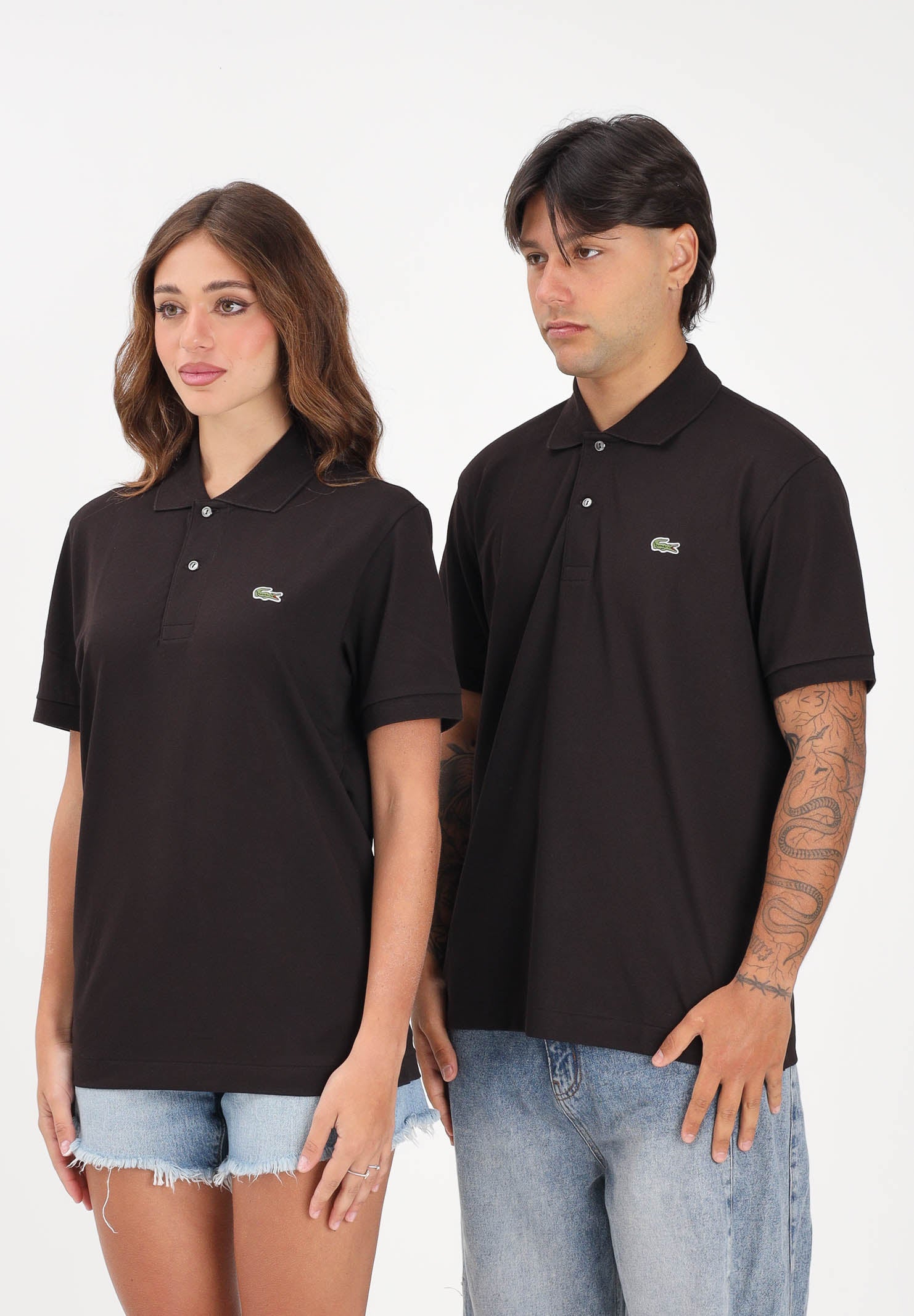 LACOSTE Polo a manica corta Classic Fit L.12.12 LIGHT  marrone per uomo e donna PH9851 3LA LACOSTE 