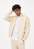 LACOSTE Felpa con zip crema da uomo SH0627 056 LACOSTE 