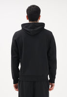 LACOSTE Felpa con cappuccio nera da uomo con bordi logati SH0884 031 LACOSTE 