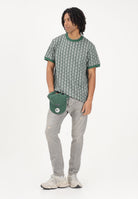 LACOSTE T-shirt a manica corta verde da uomo con monogramma jacquard TH1197 D1R LACOSTE 