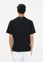 LACOSTE T-shirt a manica corta nera da uomo con stampa TH1446 031 LACOSTE 