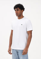 LACOSTE T-shirt a manica corta bianca da uomo stampata Ultra Dry TH4762 001 LACOSTE 