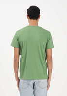 LACOSTE T-shirt a manica corta verde prato per uomo e donna con patch logo TH6709 02M LACOSTE 