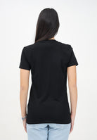LACOSTE T-shirt a manica corta nera per uomo e donna con patch logo TH6709 031 LACOSTE 