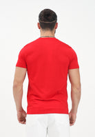 LACOSTE T-shirt a manica corta rossa per uomo e donna con patch logo TH6709 240 LACOSTE 