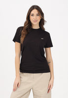 LACOSTE T-shirt a manica corta marrone per uomo e donna con patch logo TH6709 3LA LACOSTE 