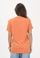 LACOSTE T-shirt a manica corta arancione per uomo e donna con patch logo TH6709 IY0 LACOSTE 