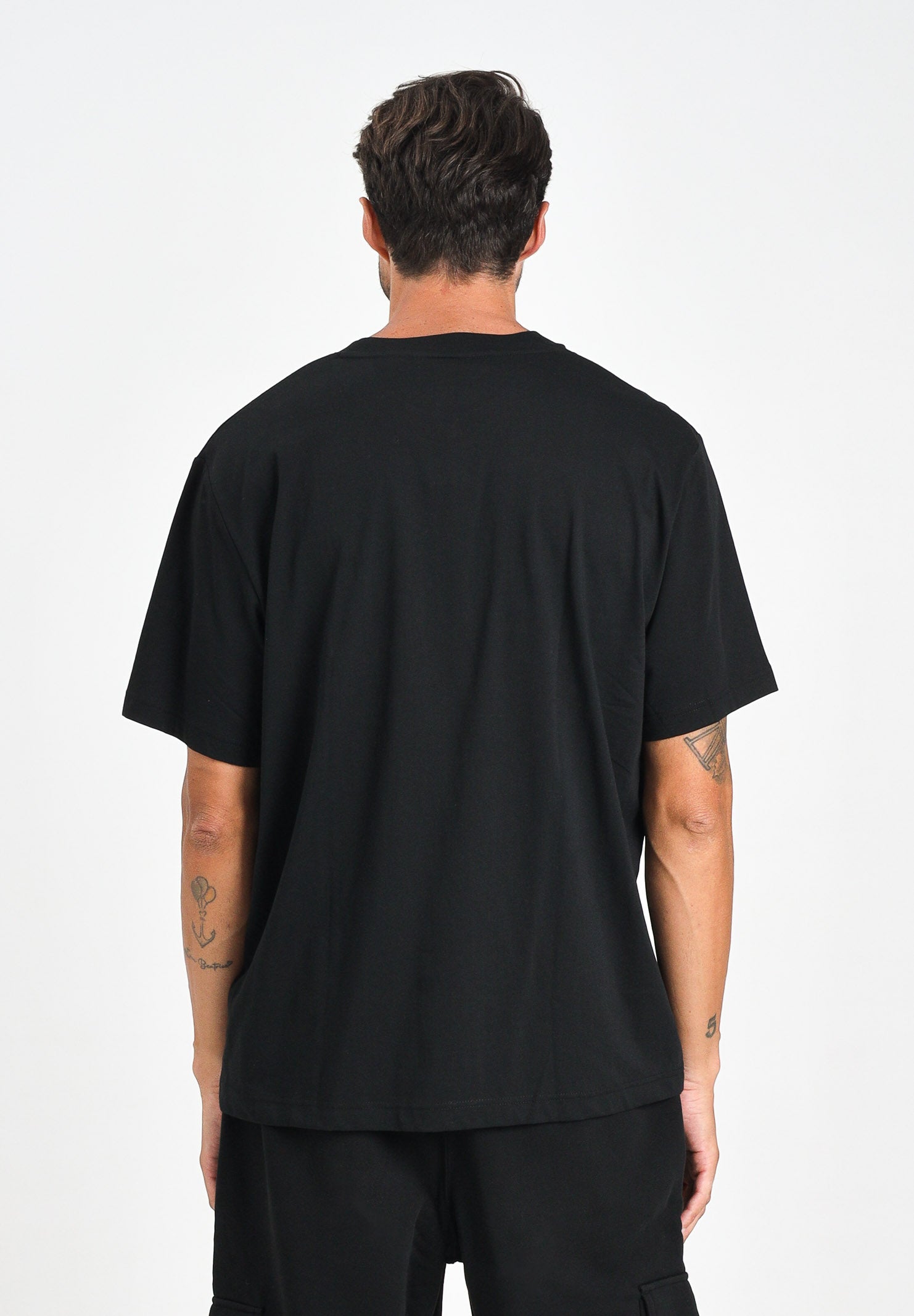 LACOSTE T-shirt a manica corta nera per uomo e donna con logo TH7318 031 LACOSTE 