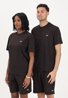 LACOSTE T-shirt a manica corta marrone per uomo e donna con logo TH7318 3LA LACOSTE 