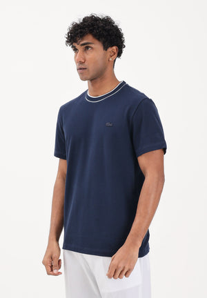 LACOSTE T-shirt a manica corta Made in France blu da uomo TH8174 166 LACOSTE 