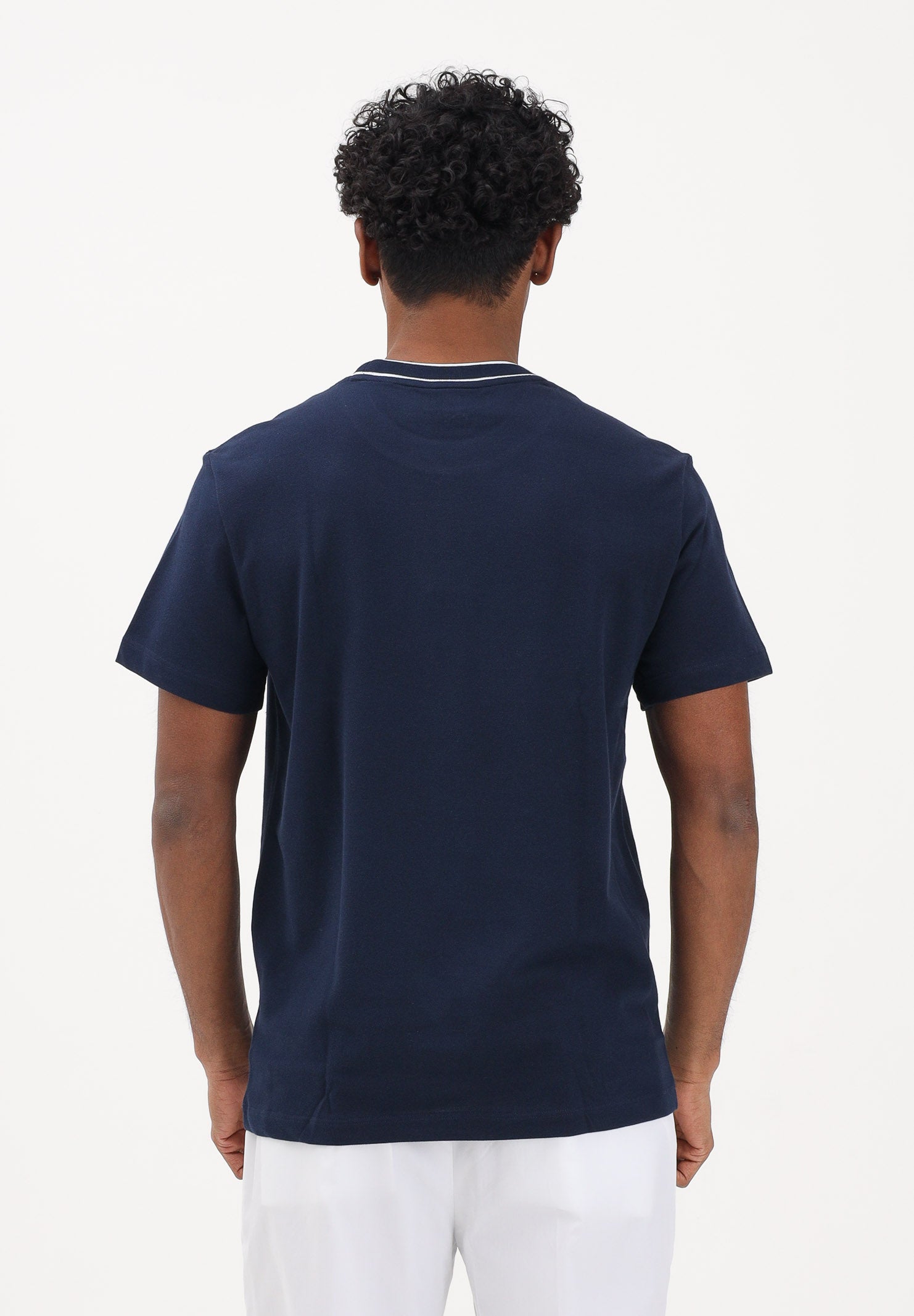 LACOSTE T-shirt a manica corta Made in France blu da uomo TH8174 166 LACOSTE 