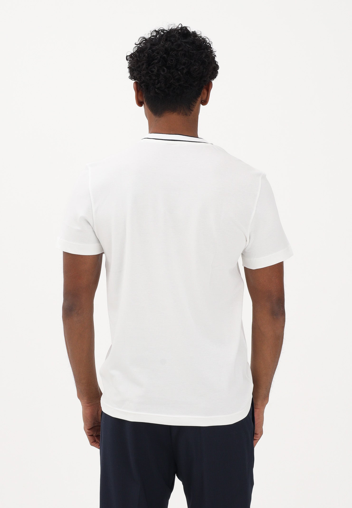 LACOSTE T-shirt a manica corta Made in France bianca da uomo TH8174 70V LACOSTE 
