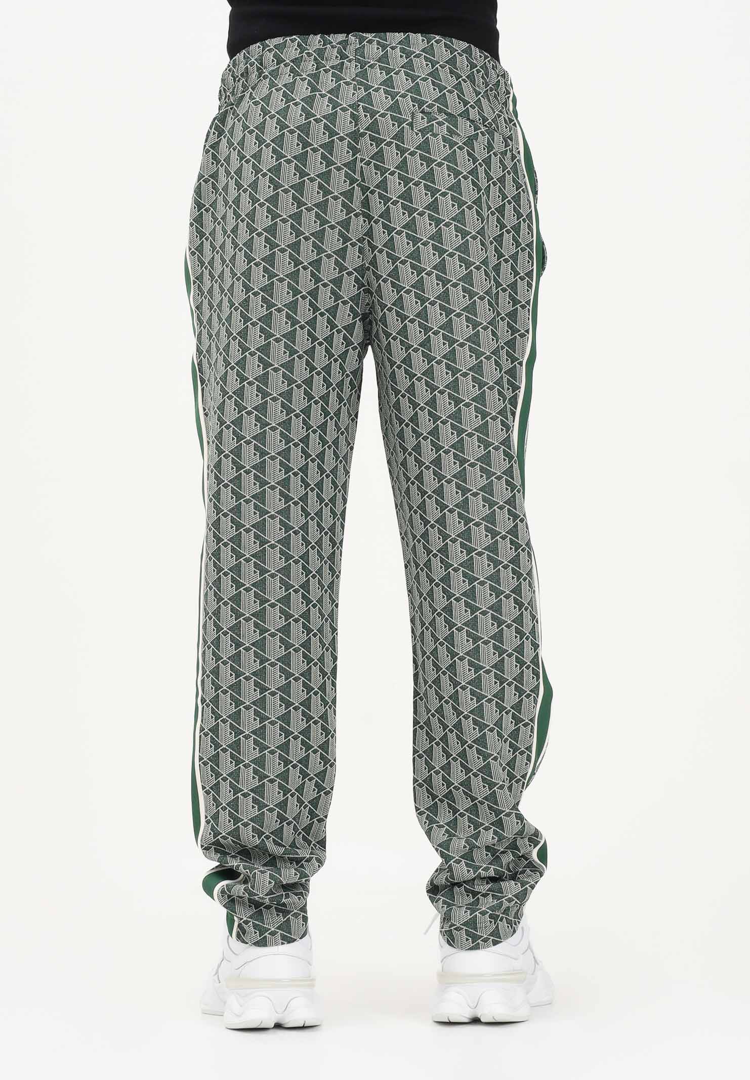 LACOSTE Pantalone sportivo verde da uomo con monogramma Paris XH1440 D1R LACOSTE 