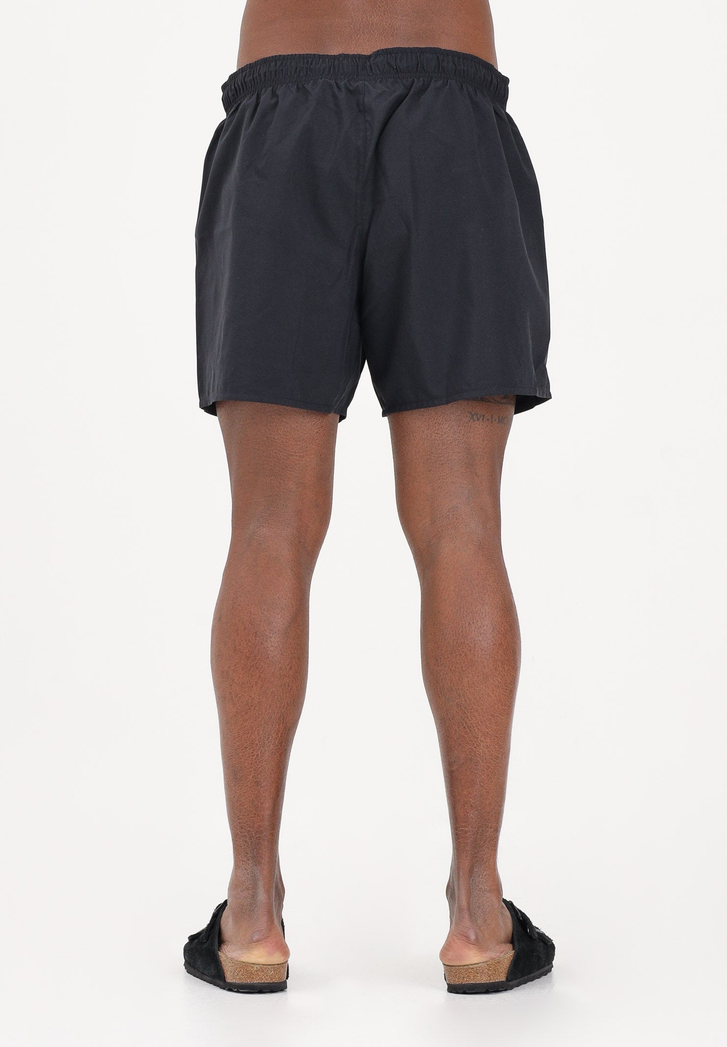 LACOSTE Shorts mare nero da uomo con patch logo MH6270 964 LACOSTE 