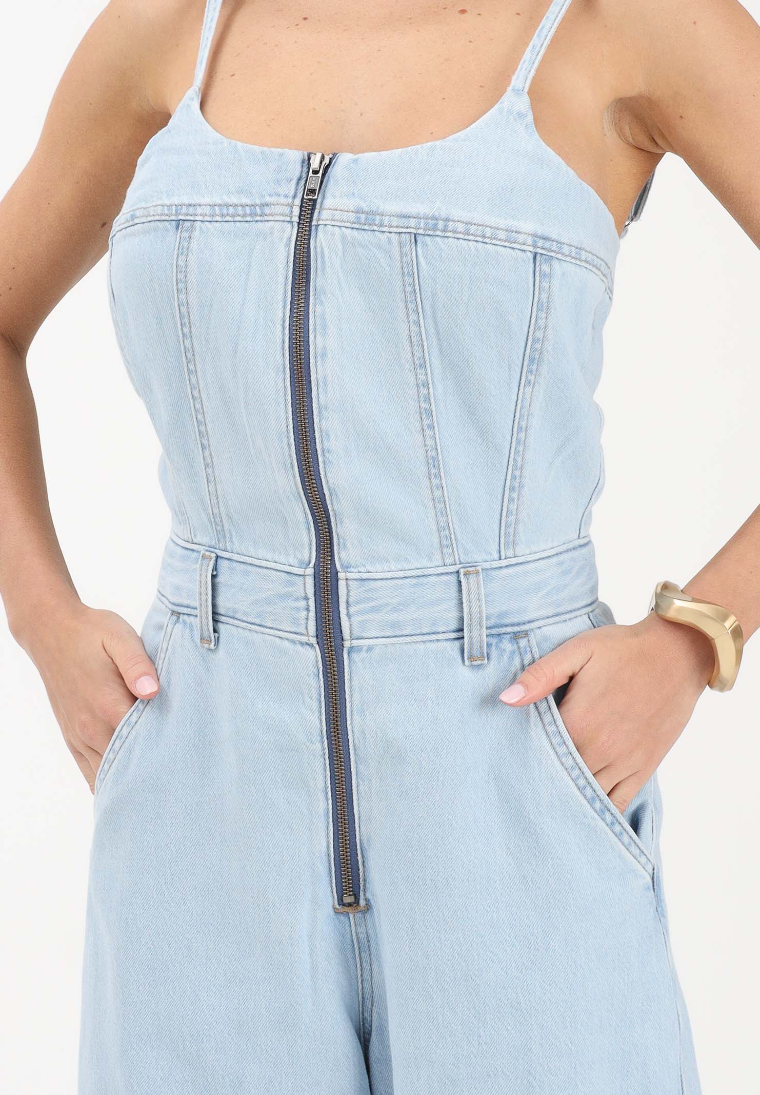 LEVI'S Tuta Bustier Lightweight in denim chiaro da donna 001WC-0005 . LEVI'S® 