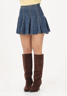 LEVI'S Gonna corta Godet in denim blu da donna 005DV-0003 . LEVI'S® 