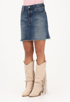 LEVI'S Gonna corta Deconstructed in denim blu da donna 005LW-0006 . LEVI'S® 