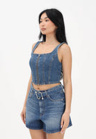 LEVI'S Top in denim medio da donna con zip 005O2-0002 . LEVI'S® 