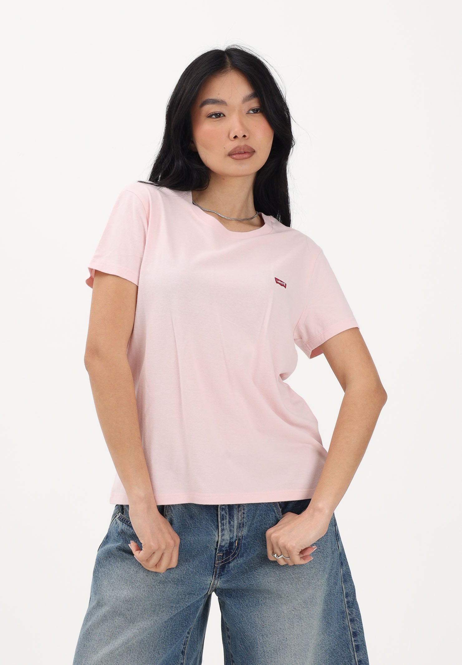 LEVI'S® T-shirt a manica corta The Perfect rosa da donna 39185-0323 . LEVI'S® 