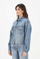 LEVI'S Giubbotto Trucker in denim medio da donna A1743-0004 . LEVI'S® 