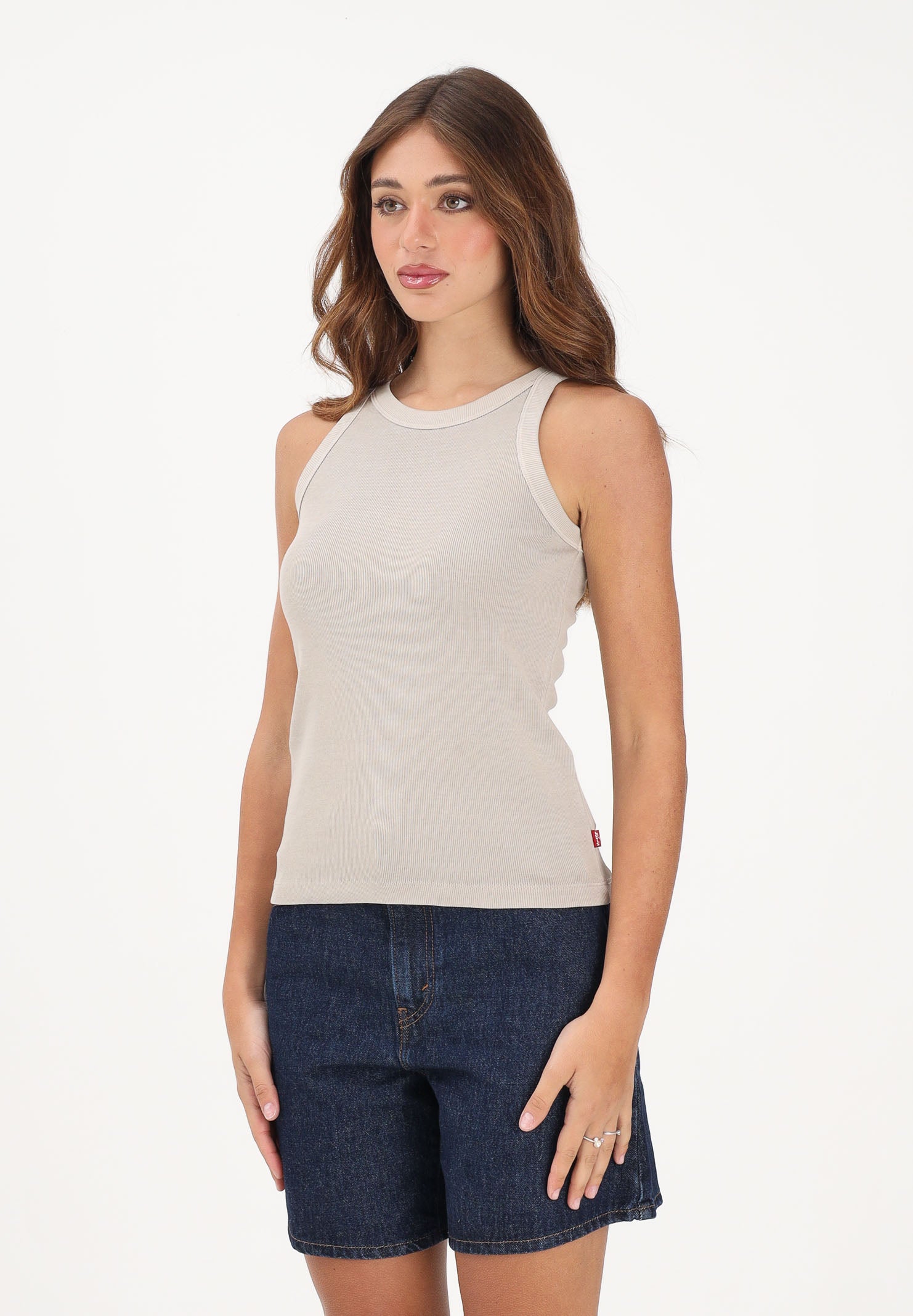 LEVI'S Canotta Essential beige da donna A3381-0039 . LEVI'S® 