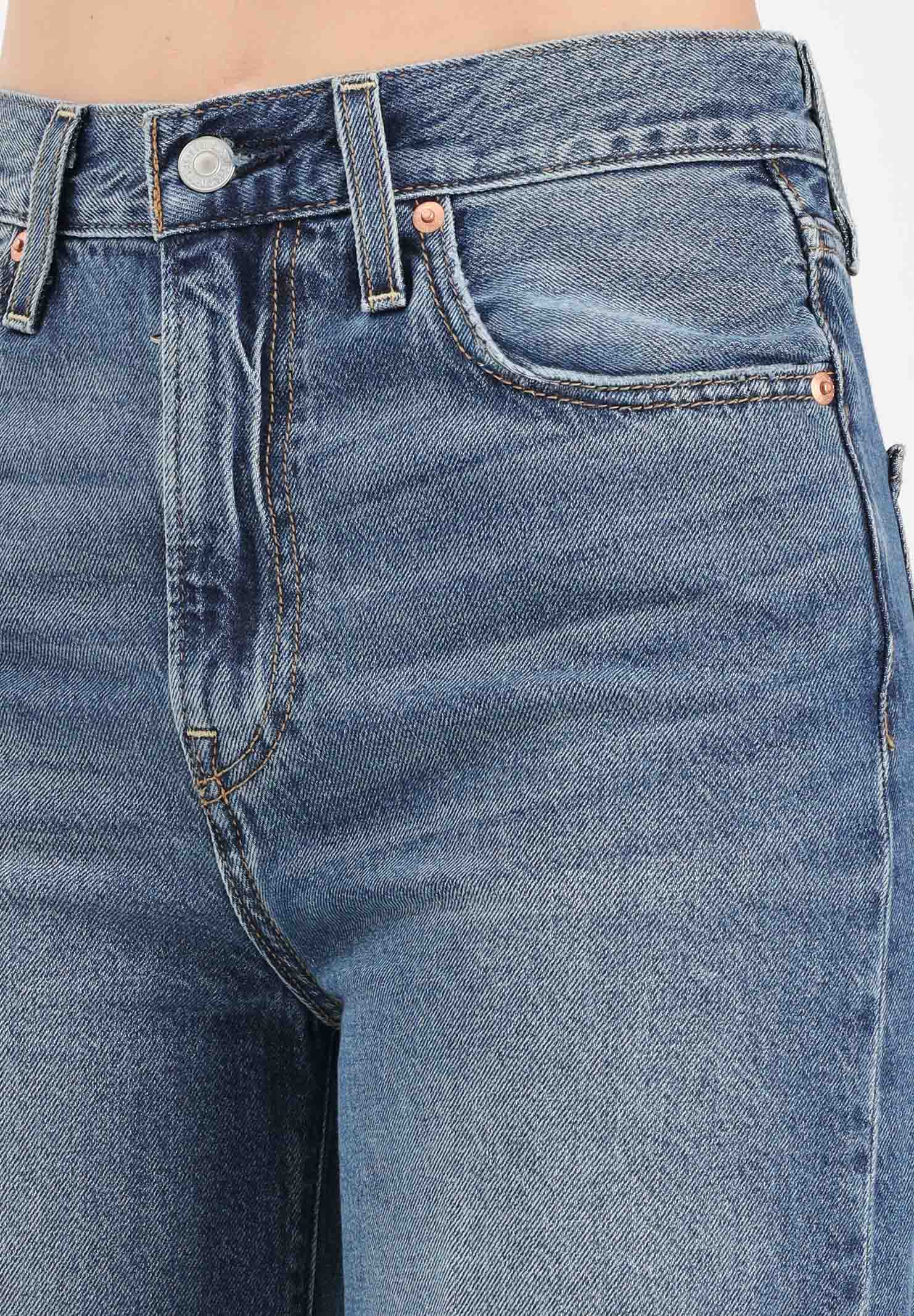 LEVI'S Jeans Ribcage Wide Leg in denim medio da donna A6081-0012 . LEVI'S® 