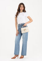LEVI'S Jeans Ribcage a gamba ampia in denim chiaro da donna A6081-0020 . LEVI'S® 