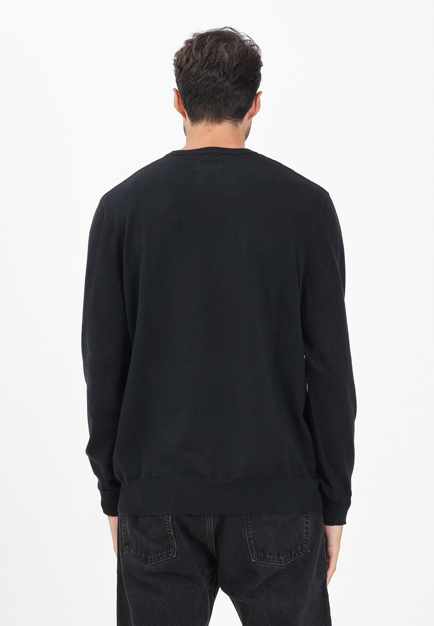 LEVI'S® Maglioncino girocollo Housemark nero da uomo A7207-0001 . LEVI'S® 