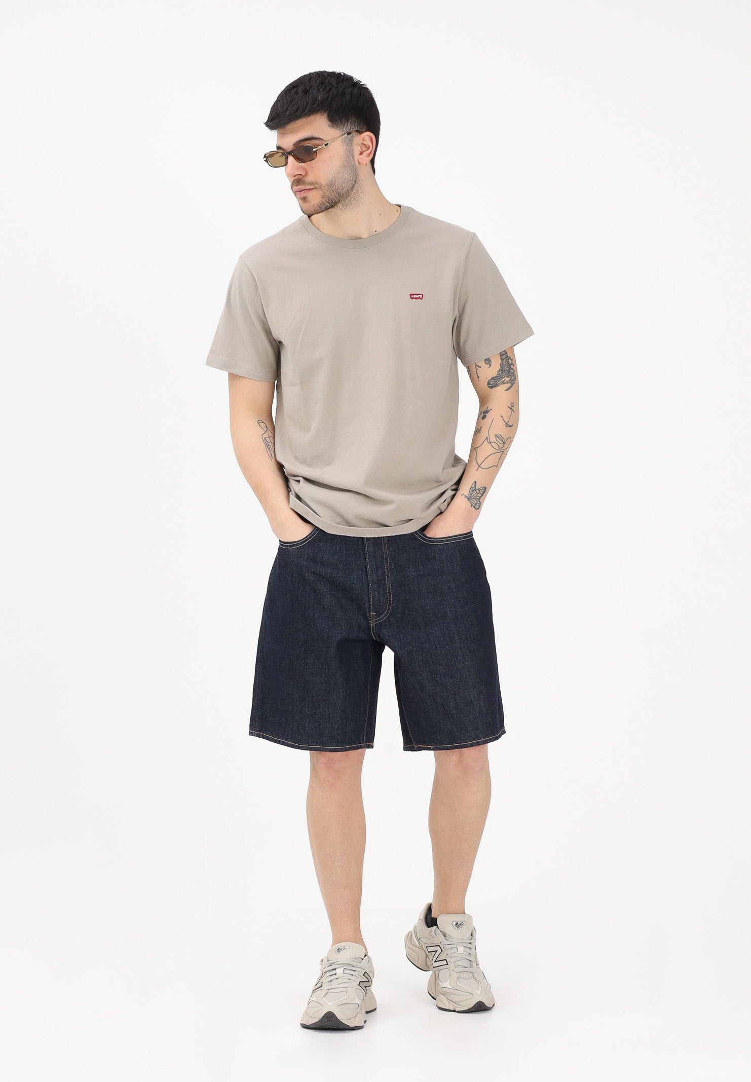 LEVI'S Shorts 468™ Loose in denim blu da uomo A8461-0038 . LEVI'S® 