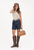LEVI'S Shorts High Rise Baggy in denim blu da donna A9311-0006 . LEVI'S® 