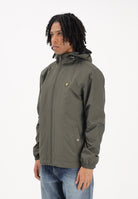 LYLE & SCOTT Giacca a vento verde oliva da uomo con patch logo golden eagle JK464V W485 LYLE & SCOTT 