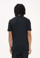 LYLE & SCOTT Polo a manica corta nera da uomo con colletto con motivo check SP2403V Z865 LYLE & SCOTT 