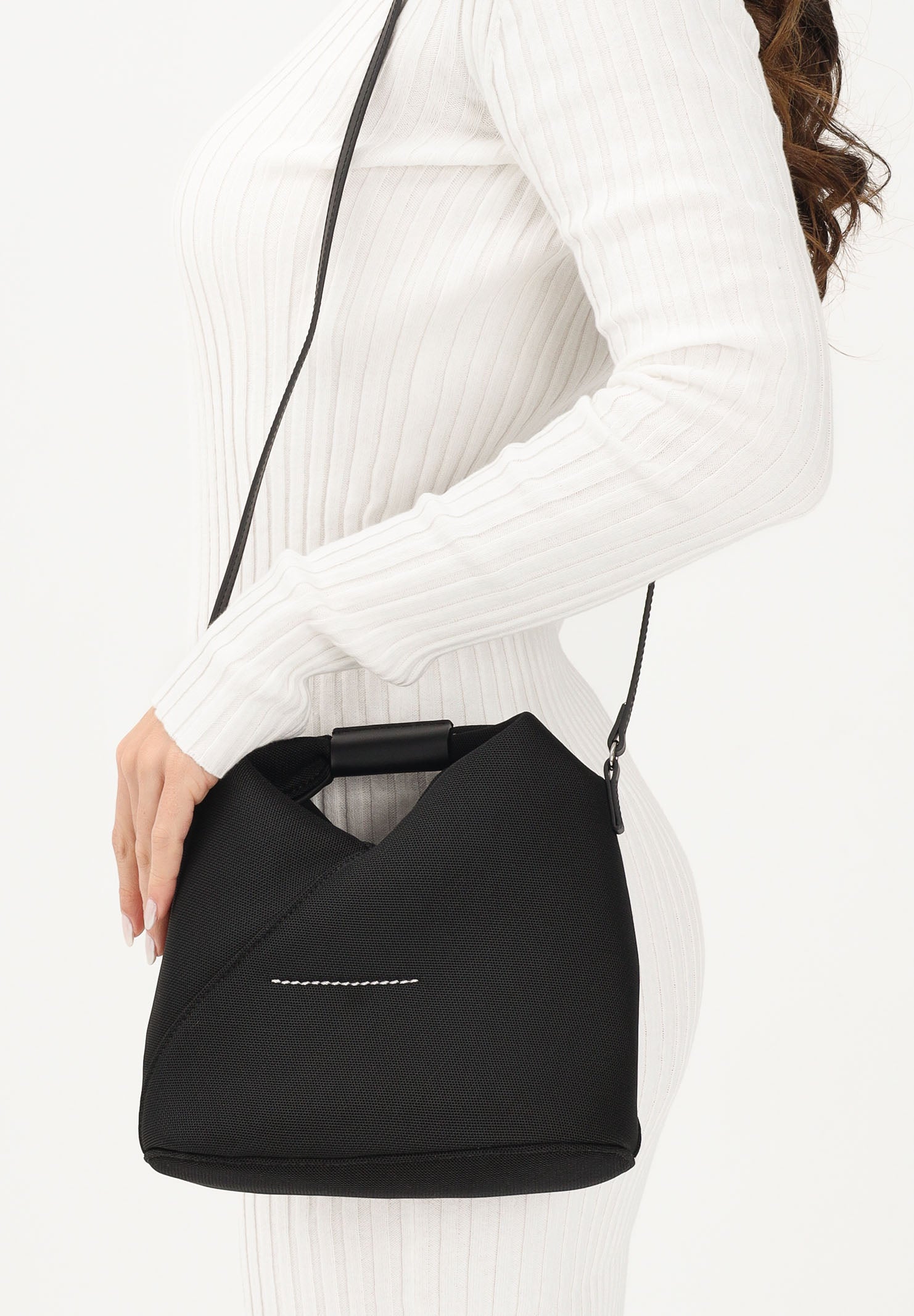 MAISON MARGIELA Borsa a mano nera da donna M60921P6414 T8013 MAISON MARGIELA 