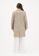 MAISON MARGIELA Trench beige per donna, ragazzi e bambini con logo stampato M60928MM07B M6709 MAISON MARGIELA 