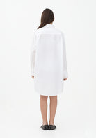 MAISON MARGIELA Abito corto bianco per donna, ragazze e bambine con logo e maxi stampa numerica M60943MM014 M6100 MAISON MARGIELA 